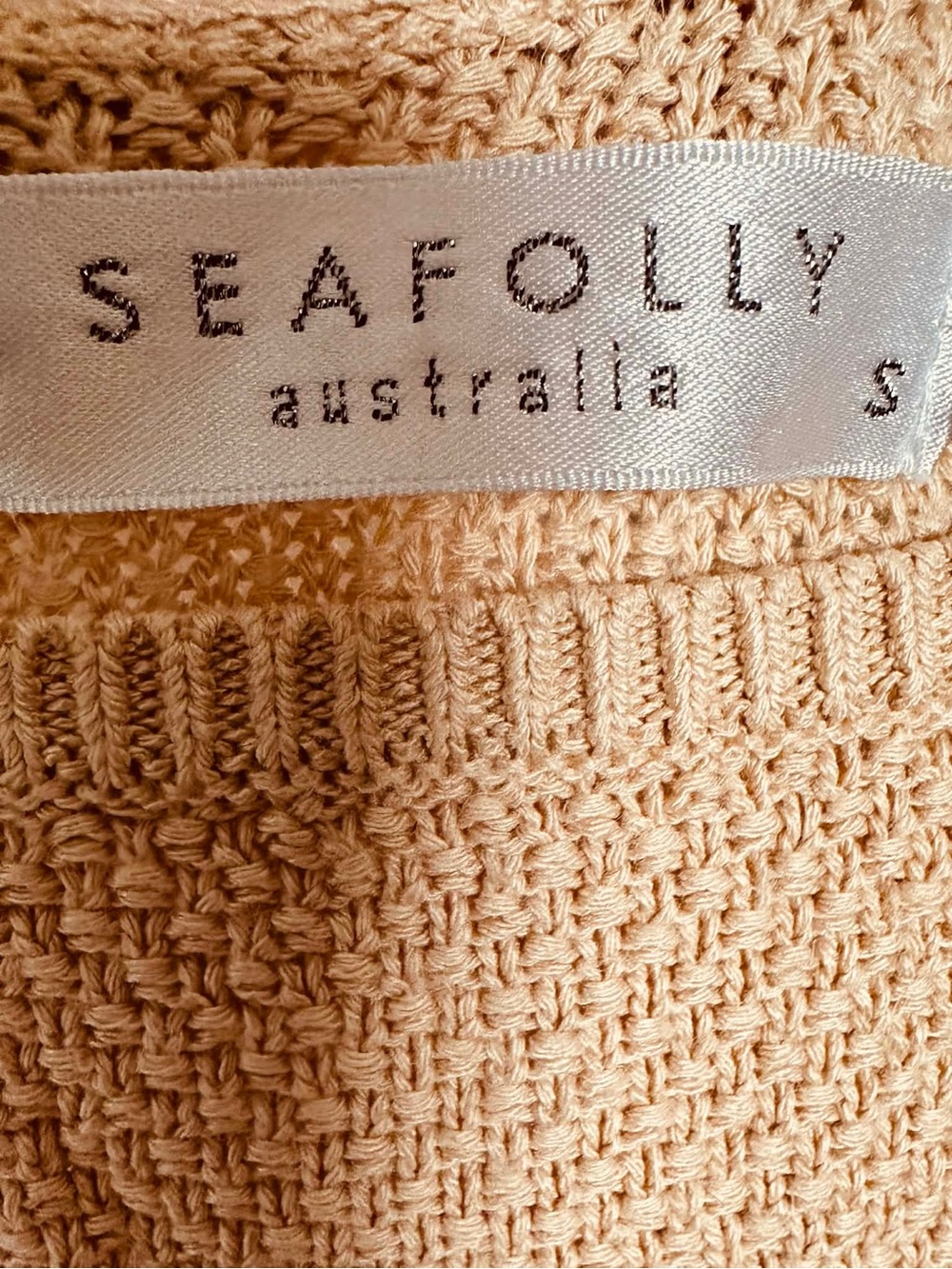 Seafolly Terrain Knit Dress in Sands - Picture 3 of 5